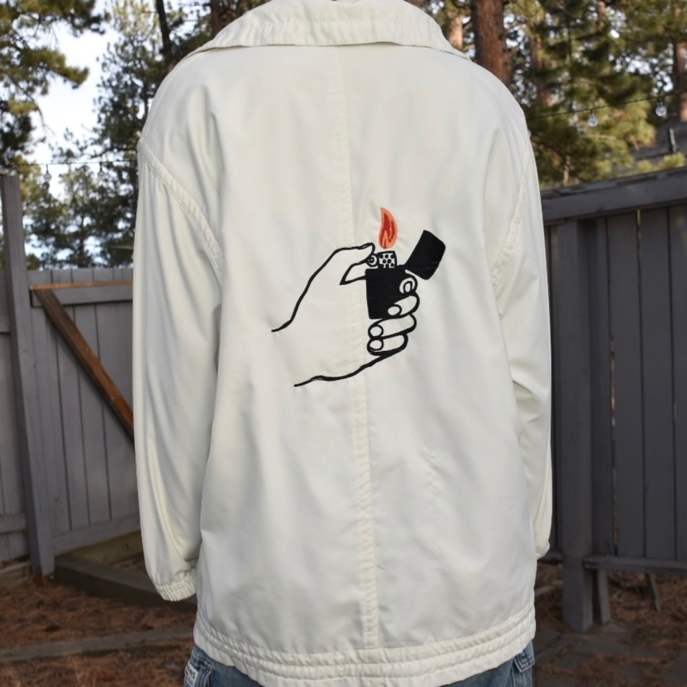 Embroidered Lighter Coat - image 1